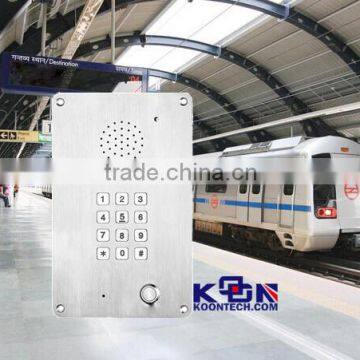 Stainless steel Robust aluminium alloy Industrial telephone KNZD-15