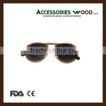 2016 Natural Wood Sunglasses with Polarized lemses and Customized Logo