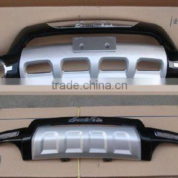 Front+Rear bumper guard for Hyundai new santafe 07=09,new santafe bumper guard A style