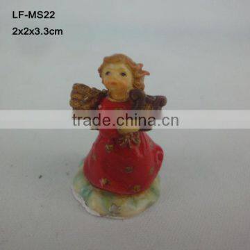 Mini home angel statue decor