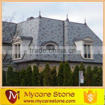 Natural slate grey shake roof for exterior house