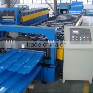 Trapezoid roofing sheet profiling machine/roof machine