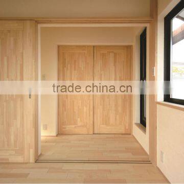 Unique solid wood interior door with natural and health