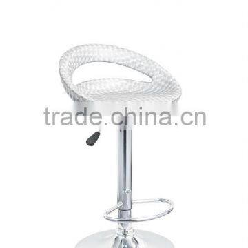 LS-0804 ABS bar stools with chromed steel feet