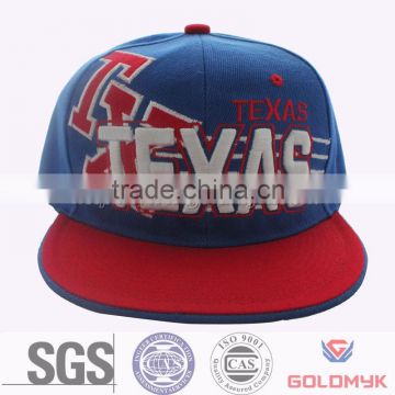 Hot sell flat brim cap with custom made logo