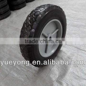 8x1.75 8 inch Solid rubber wheel with plastic wheel