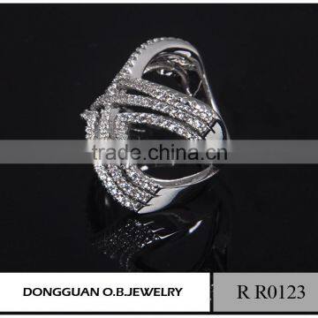 2016 High Quality Fashion Saudi Arabia White Gold Wedding Ring Price /handmade Ring Design photo-4