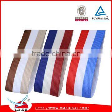 2015 High quality custom printed stripe ribbon