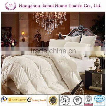 Luxury Hot Sale Jacquard Fabric 90% White Duck Down Duvet
