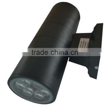 hot sale in European market decorative wall switches led black up down led wall light 2x6x1W