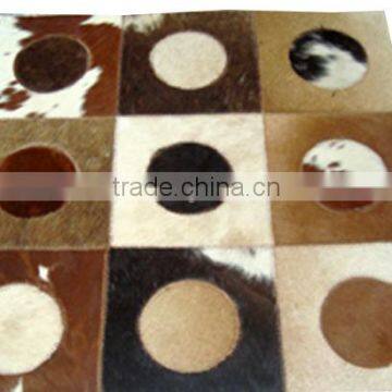 Hair-On Cowhide Leather Carpet M-78