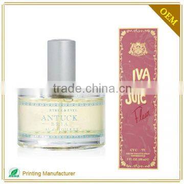 Strong Adhesive Perfume Cosmetic Packing Sticker Label Designs