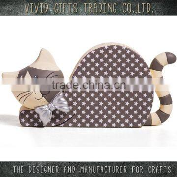 The newest style Ceramic printing grey and white dot cat