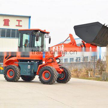 power wheel loader TY18 front end loader with 2CBM big bucket loader for sale