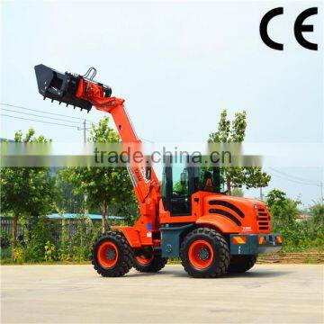 chinese tractors manufacturers/4 wheel drive tractors with 2.5Ton wheel loaders TL2500