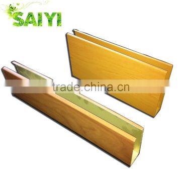 Fashionable aluminum extrusion profile baffle ceiling tile architectural design