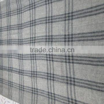 checks cashmere unisex shawl