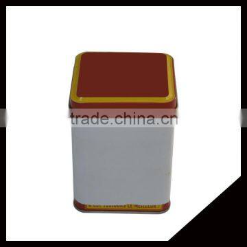 Factory Direct Fancy Small Square Metal Tin Box For Cookie Packaging