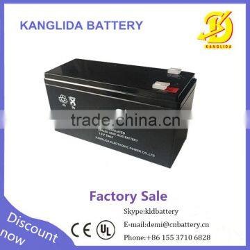 12V 7AH storage battery for ups power bank security project