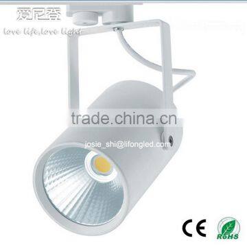 2015 New Product 10W 15W 20W 3 Phase Led Cob Track Spotlight for Shop