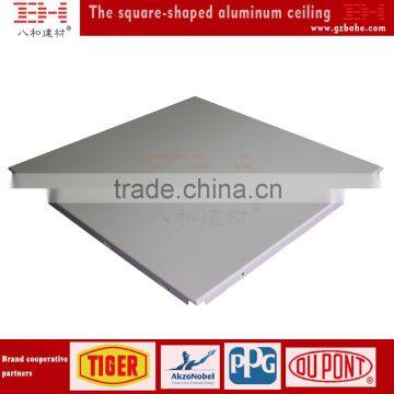 Hot sale 600*600 square ceiling tiles aluminum lay-in ceiling