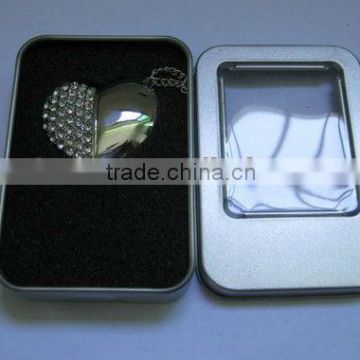 4GB Jewelled Magnet Heart USB 2.0 Flash Drive,1gb usb flash drive wholesale