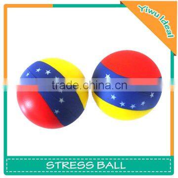 National Flag Design Foam PU Anti Soft Stress Ball