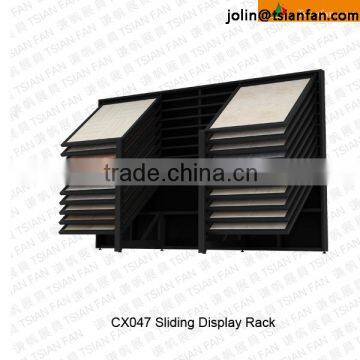CX047 metal mosaic tile showroom displays / Reclining type display rack