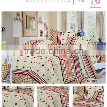 4PCS special pattern flannel bedding sets