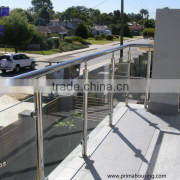 Exterior Stainless Steel Glass Railing