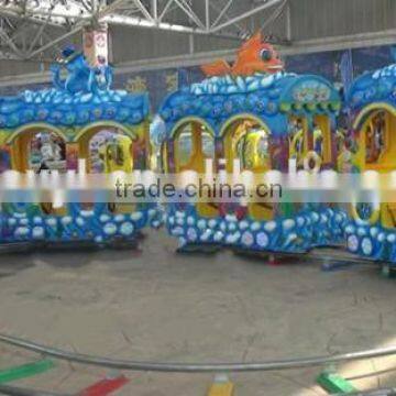 Theme Park Kids Game Equipment Electric Track Train for Children Sale photo-6
