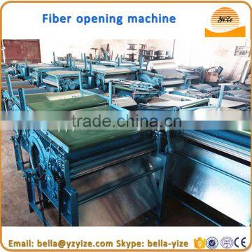 Nonwoven polyester fiber opener and opening fiber machine of cotton fabric recycling machine