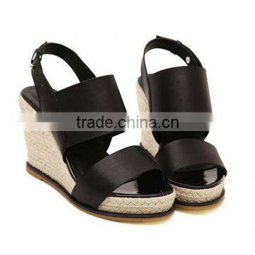 beautiful ladies wedge shoes fashion women shoes in stock cheap wholesale footwear PM3574