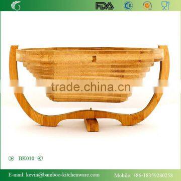 BK010/2015 Novety Cute Hanging Storage Baskets Chinese Cheapbamboo Hanging Storage Basket With Lid photo-5