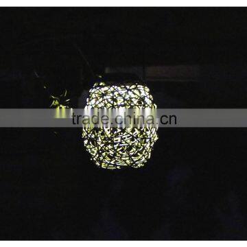 Rattan Led Solar Bamboo Lantern Garden Lantern Light photo-4
