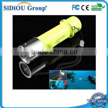 underwater led flashlight waterproof torch