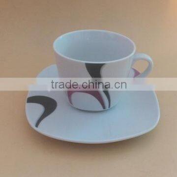 Fashion Design Coffee and Tea Set Fine Porcelain Cups and Saucers Sets photo-5