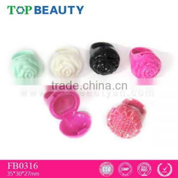 FB0316 fashion cute flower shape lip balm