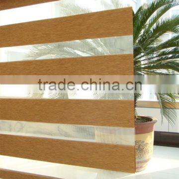 zebra dual fabric for auto window blind