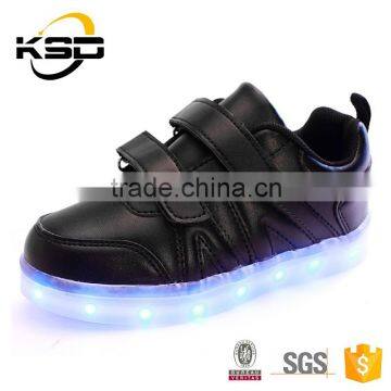 2016 Hot Selling LED Light Shoes 7 Color Changing Girl Shoe Kids Light Up Shoes