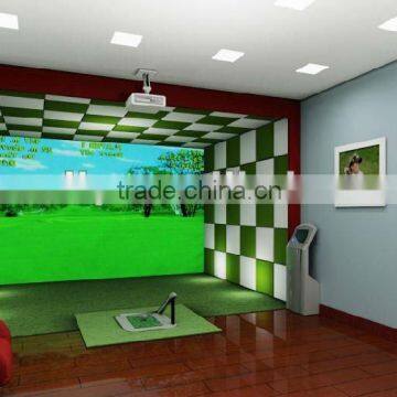 Home indoor golf simulator