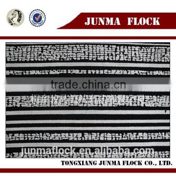 Manufacturer China Junma design striped pattern Fabric Flex Flock