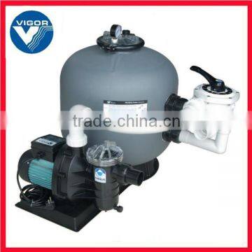 swimming pool aqua sand filter with 6-Way Multi-port Valve