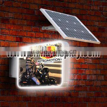 2017 Hot Selling Outdoor Solar LED Lighted Sign Boxes for Wholesale photo-3