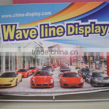 Displaying Tension Fabric Backdrops Exhibition Display Stand