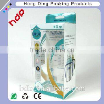 clear plastic pvc box for baby bottle Packaging