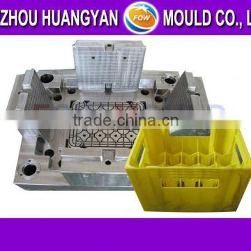 OEM custom plastic juice bottle crate mould manufacturer