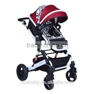 Easy Folding Baby Stroller Pram 3 in 1 Baby Stroller With Alluminum Frame photo-4