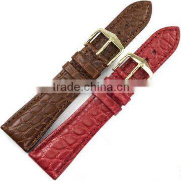 100% Crocodile Alligator Leather for iWatch Accessories OEM ODM