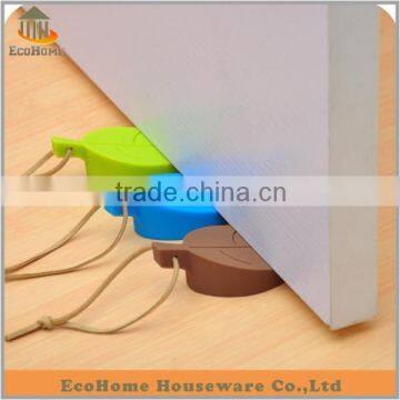 EC054AM Silicone Door Stopper Wedge Finger Protector in Leaf Style